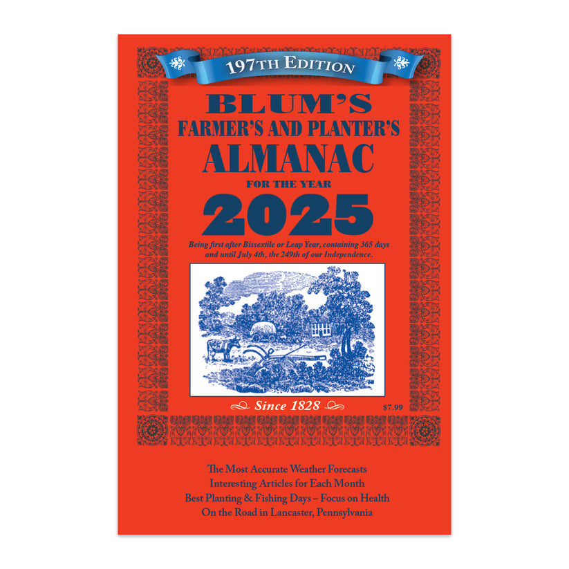 Blums Almanac 2025 Gardening Calendar